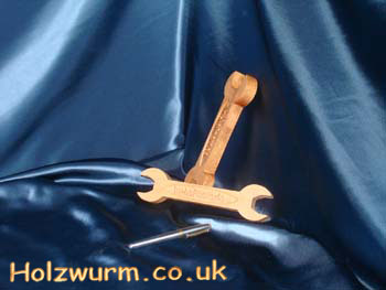 Dark wax finish