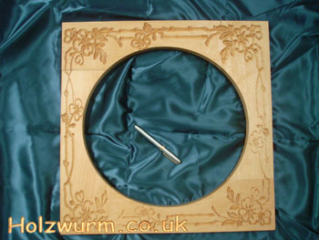 ‘Gothic Rose’ double arch mirror frame